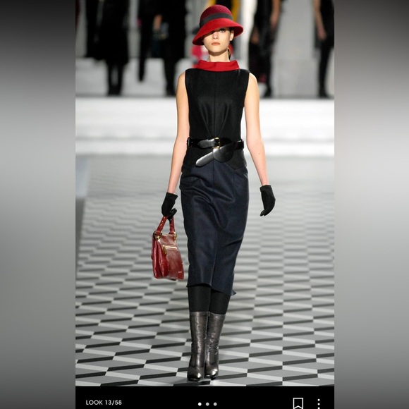 Marc Jacobs Fall 2007 Runway Colorblock Wool Dress - Picture 5 of 5